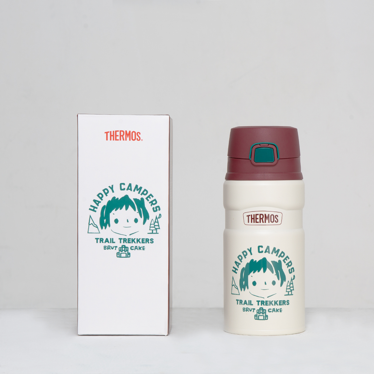 【A等品微瑕】膳魔师微笑露营系列500ML保温杯（阿菜） 