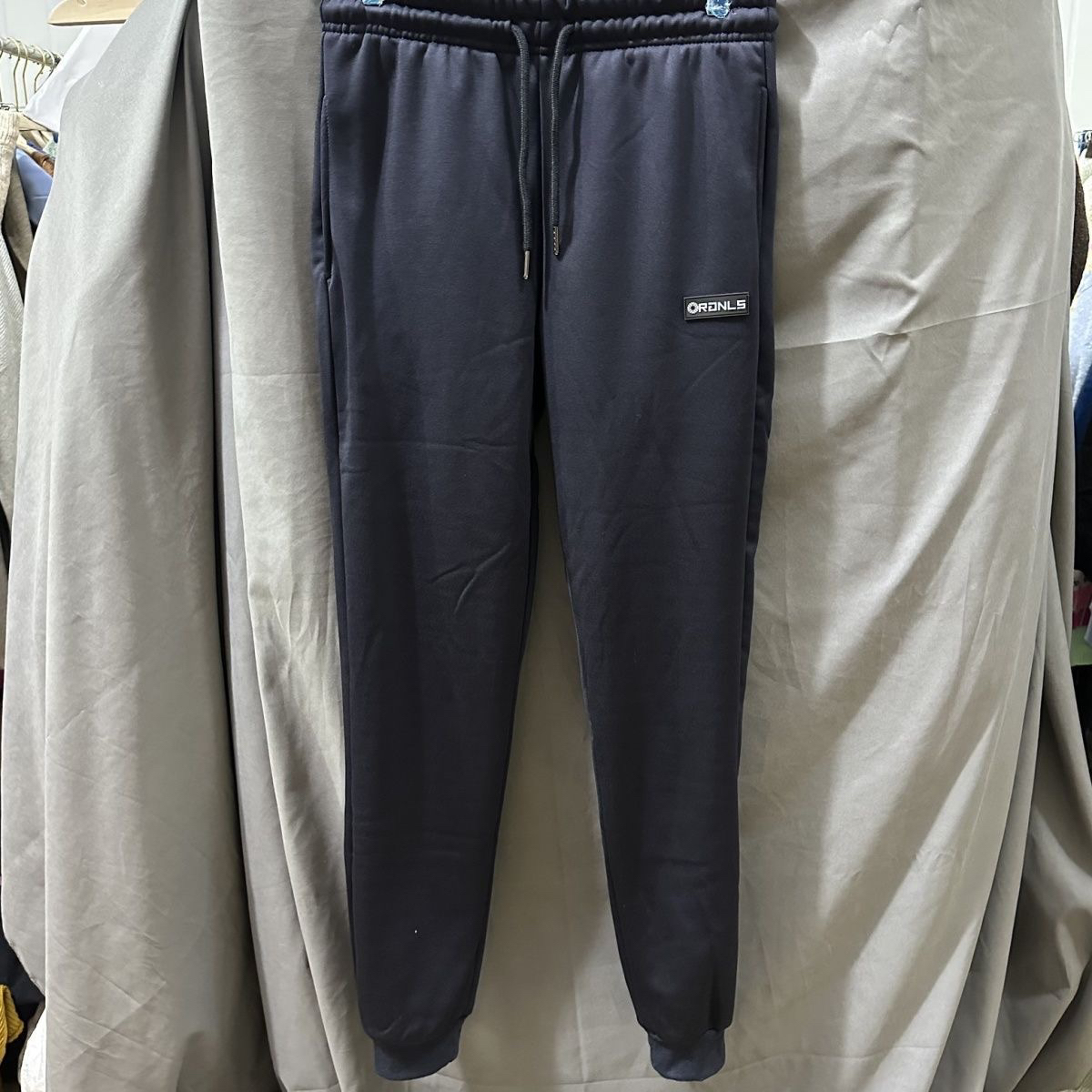 束脚休闲加绒卫裤