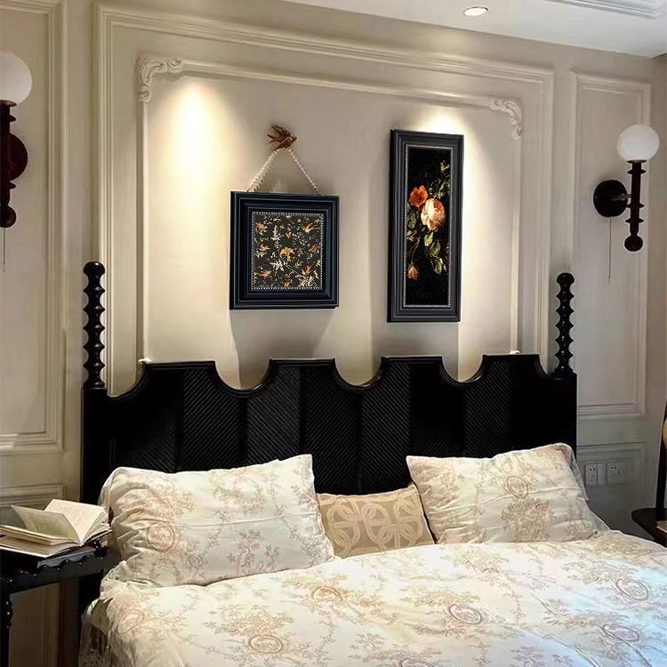 法式复古小众古风主卧床头挂画装饰画复古客厅组合玄关餐厅壁画