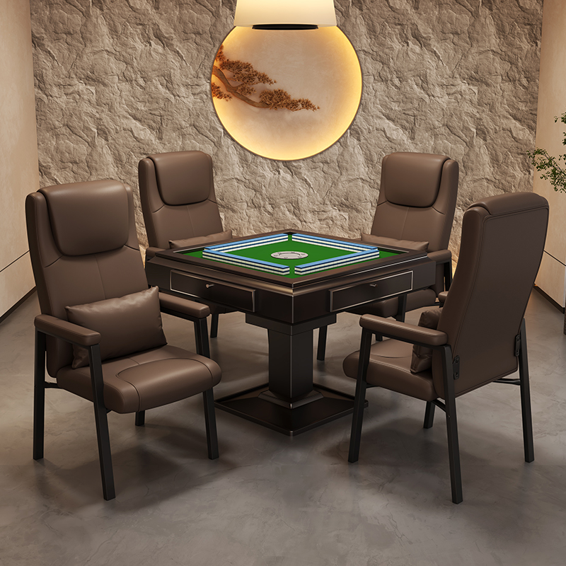 棋牌室猫爪皮麻将椅茶室家用舒适高弹久坐高档麻将专用麻将椅子