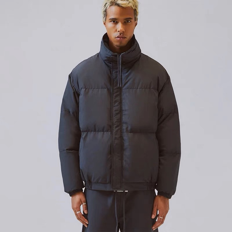 FOG FEAR OF GOD ESS美式棉服高街立领填充抽绳棉服运动休闲时尚