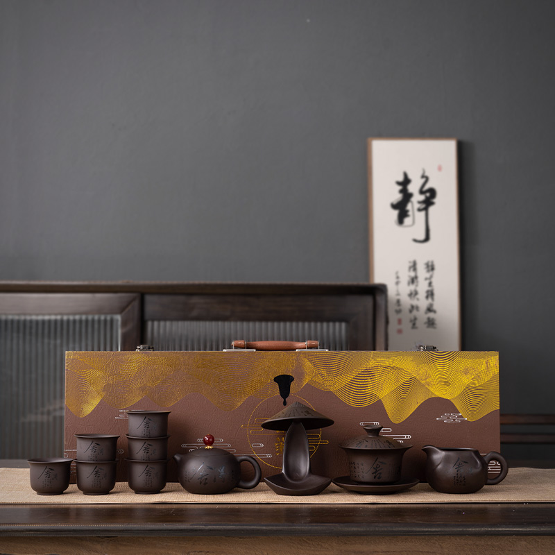 白瓷瓷盖碗陶瓷家用功夫茶具套装茶具功夫茶具茶具套装