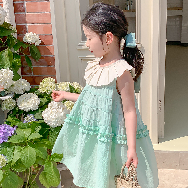 【琉璃时光】 尤画2024原创设计新款夏季女童 夏装连衣裙66461