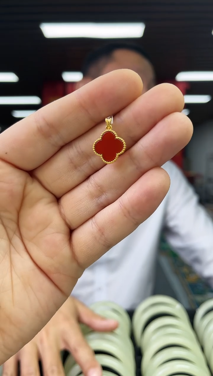 【闪购商品】玛瑙/玉髓·18K金镶嵌·