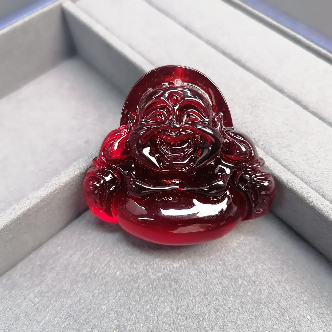 红宝乐佛吊坠套链320028