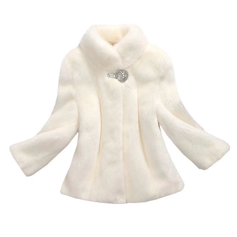 冬季女装时尚爆款白色外套 以直播间为准