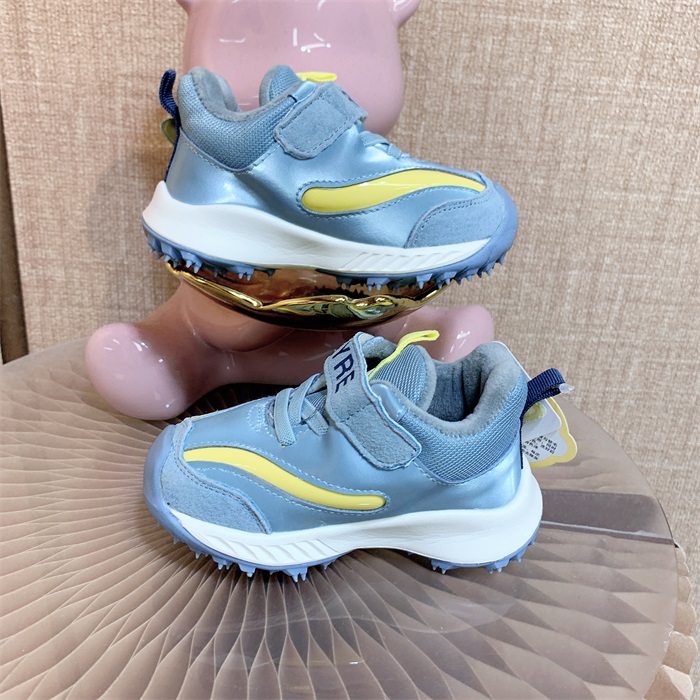 EX418   宝宝蓝色加绒冬款学步小鞋子