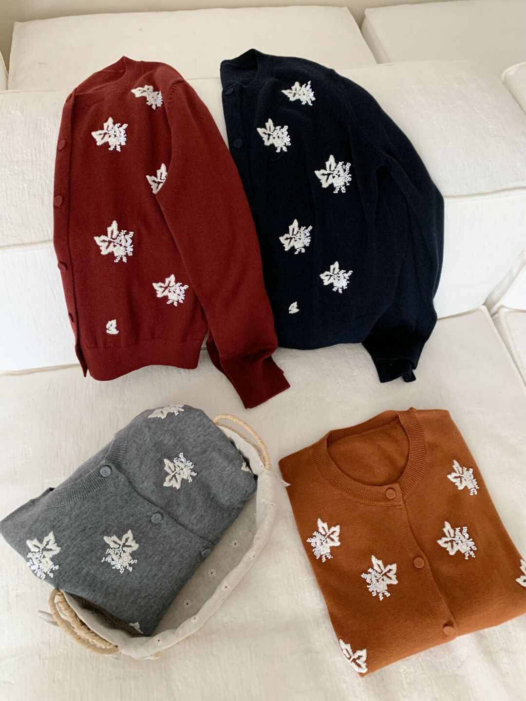 【素简.950112】秋冬新款包扣雪花套头宝藏上新30绵羊毛针织衫