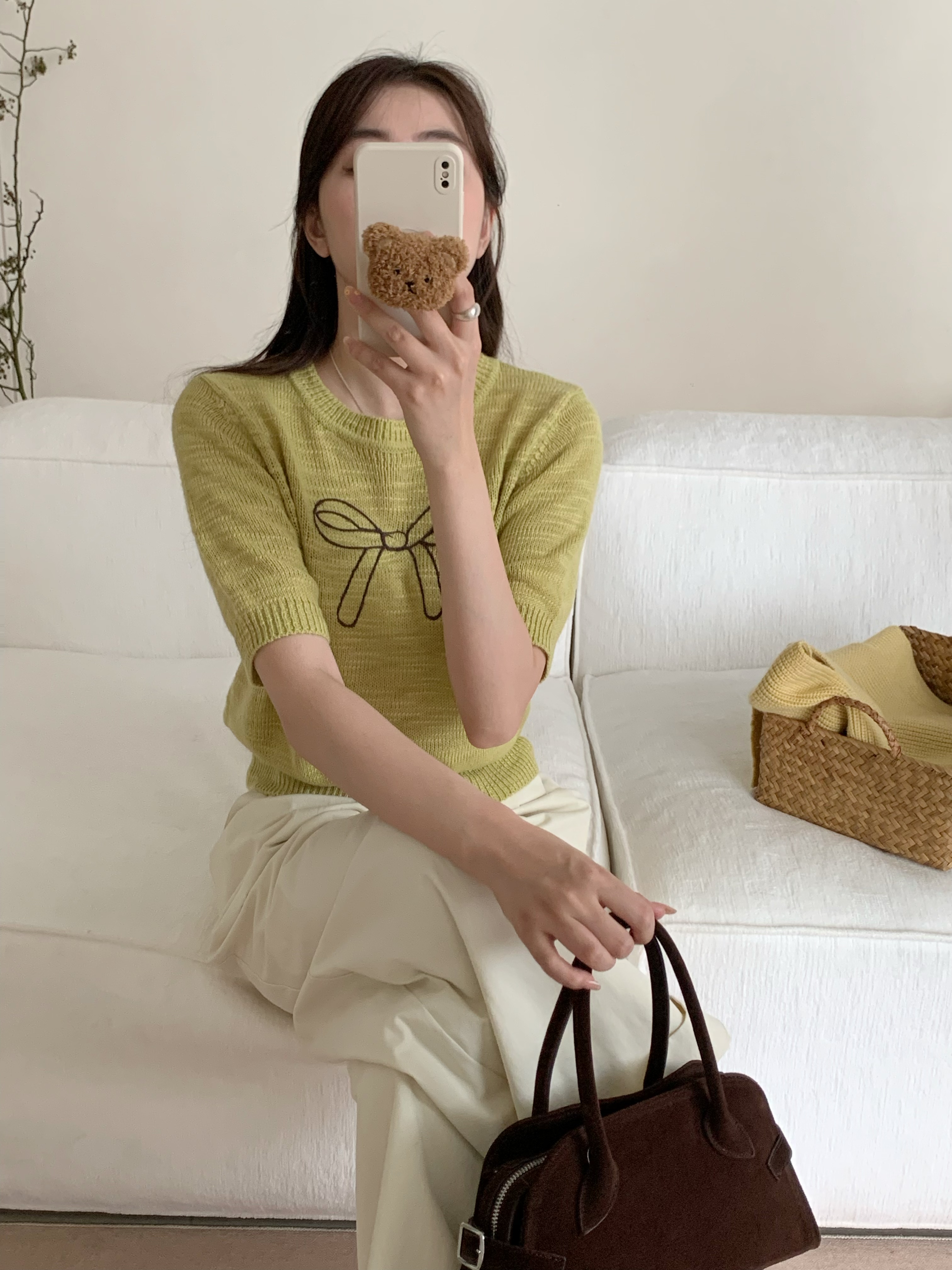 【素简.650193】2025早秋新款小蝴蝶宝藏上新30绵羊毛针织衫