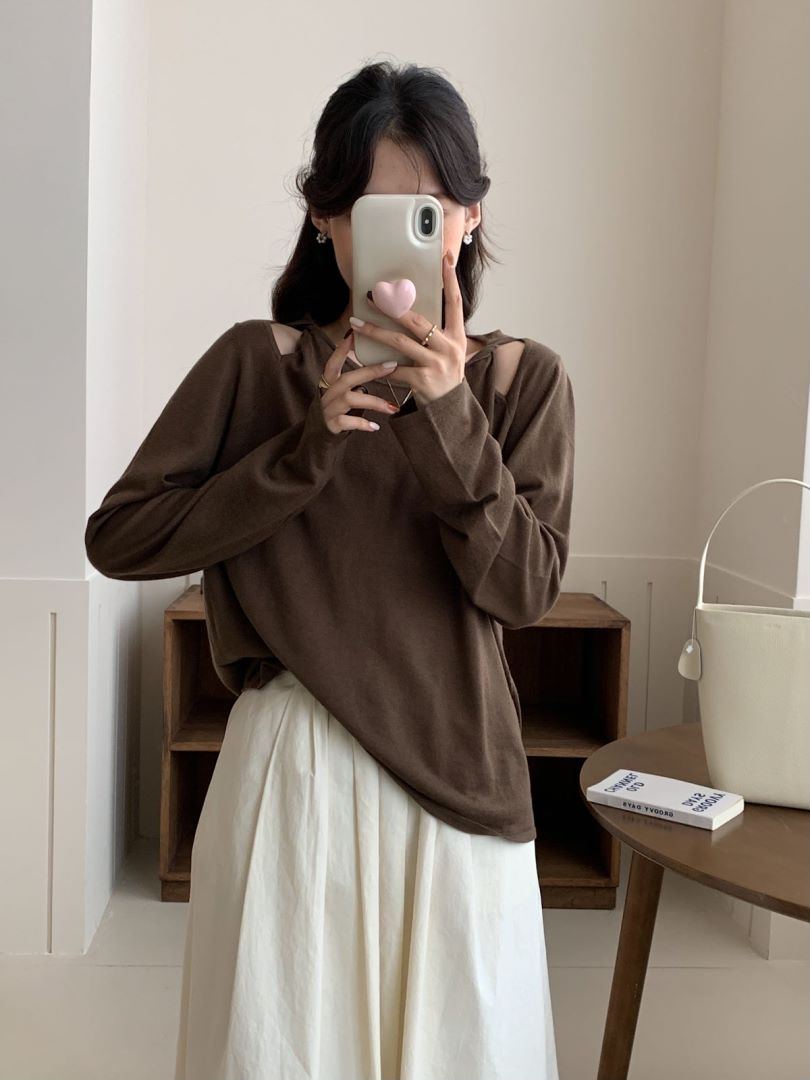 【素简.880120】30绵羊毛长袖针织打底时尚显瘦百搭羊毛衫