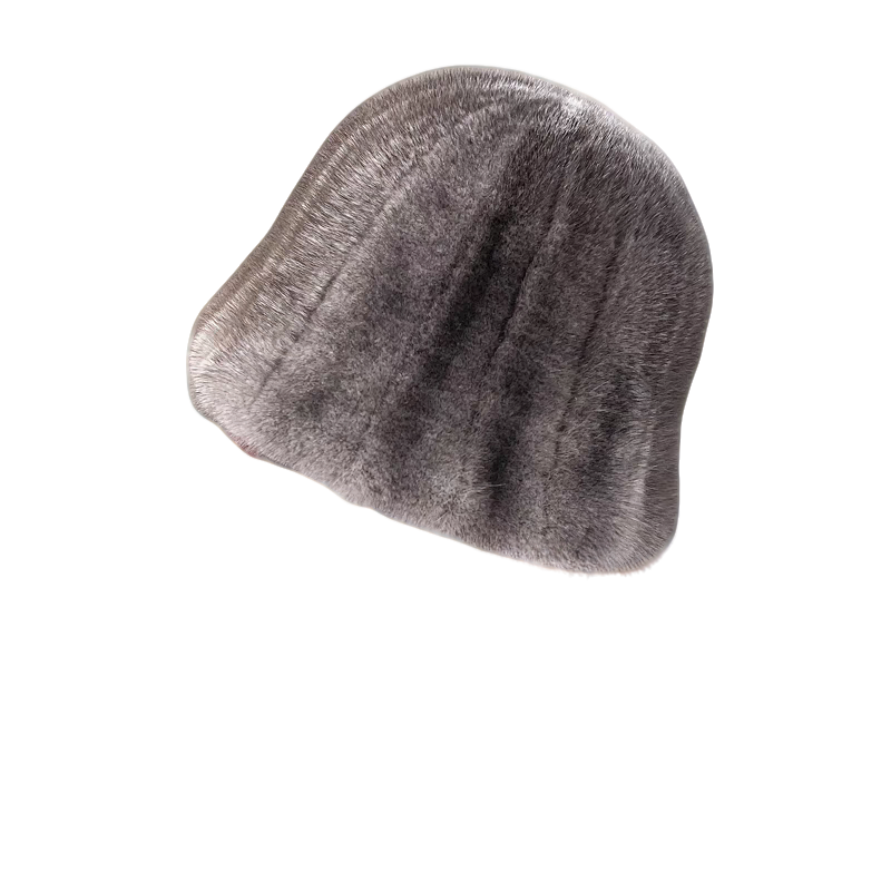 孤品福利真皮草水貂帽子围巾狐狸冬天毛绒百搭针织加绒加厚韩版