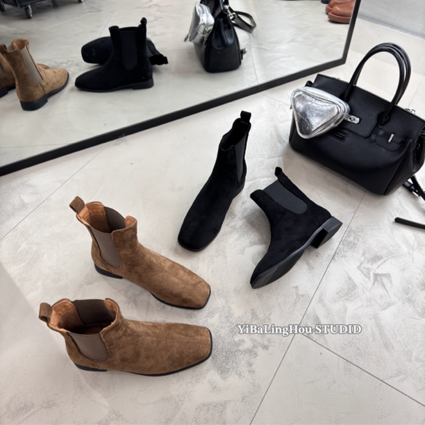 YBLH「切尔西·加绒·短靴」28-28