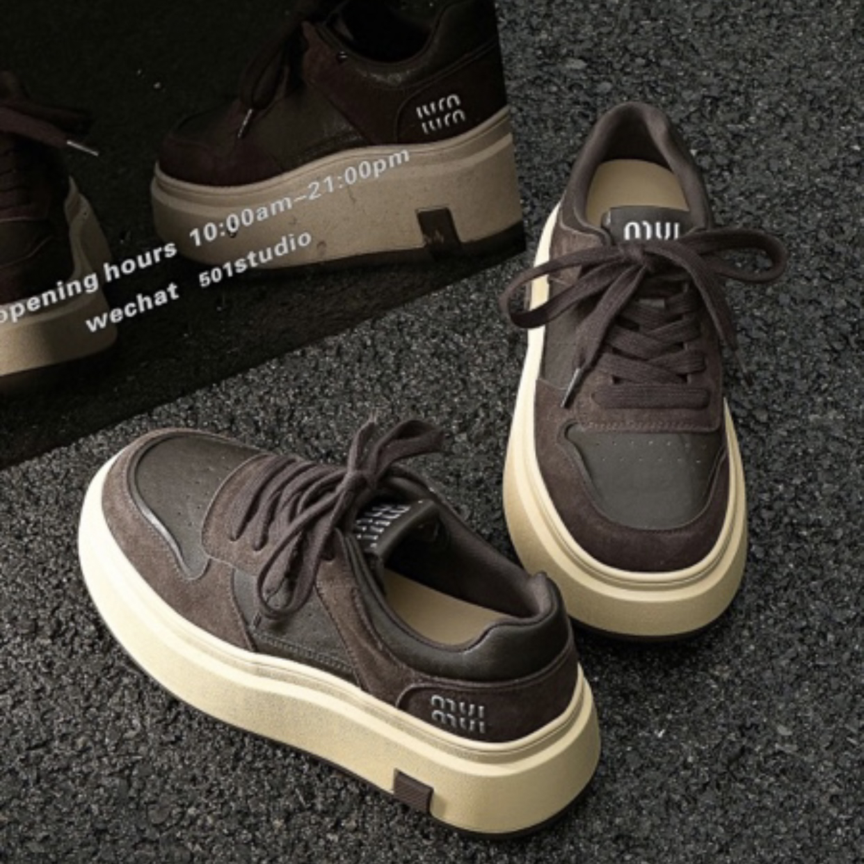 YBLH「超轻·厚底板鞋」7920