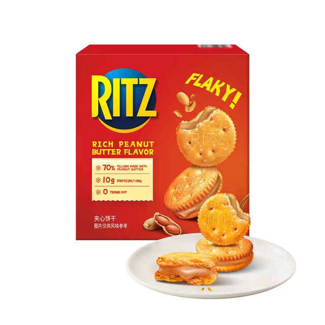 乐之花生酱夹心可酥饼干723g/盒