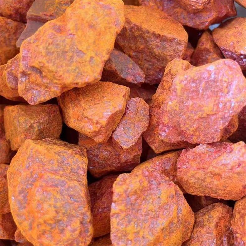 纯天然雄黄矿石上等雄黄原石精选标本观赏石雄黄粉驱蛇石