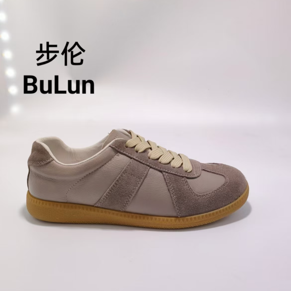 【步伦牦牛皮】秋冬男女情侣款时尚百搭男士运动休闲鞋低帮平底鞋