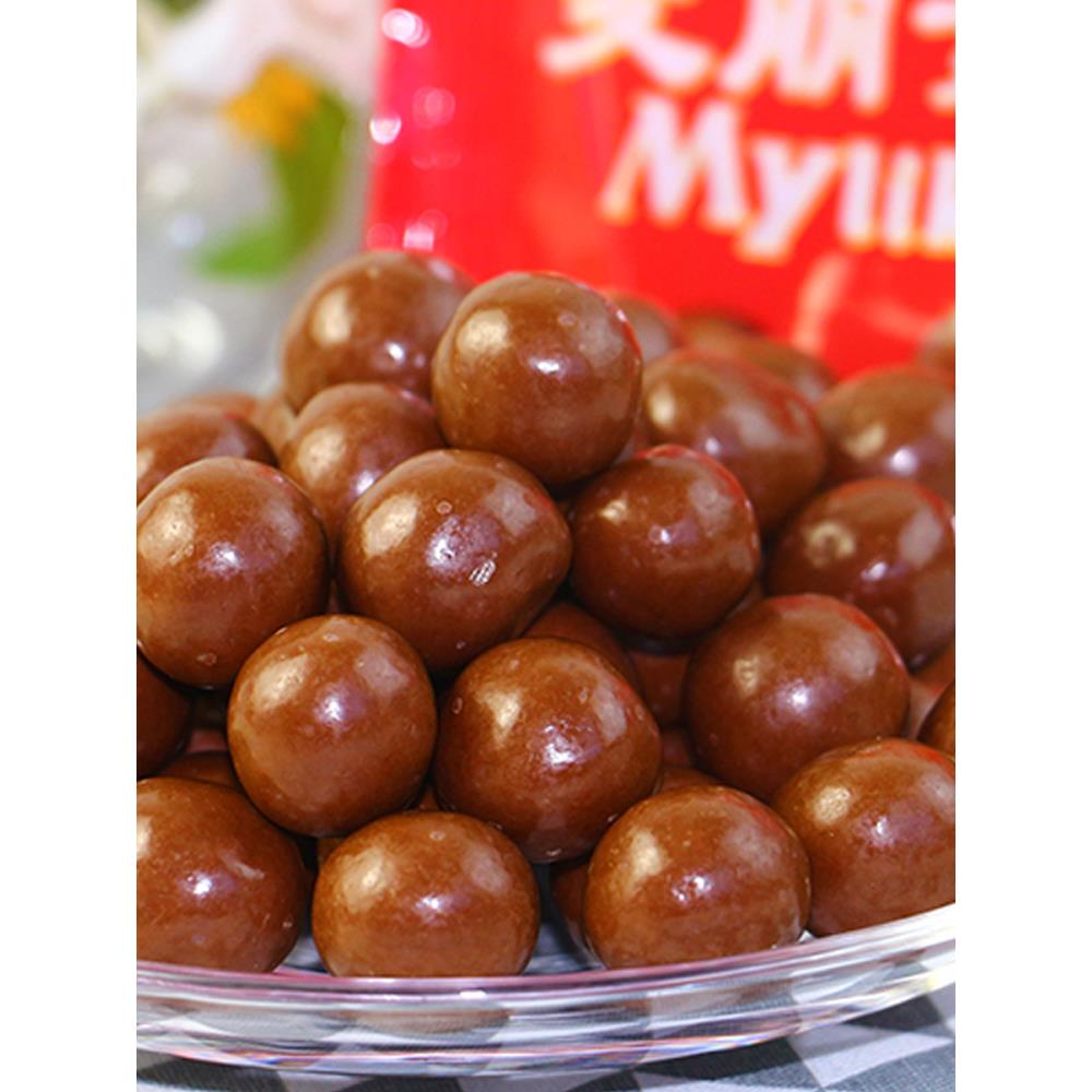 梁丰麦丽素巧力怀旧零食小吃糖果整批发（代可可）