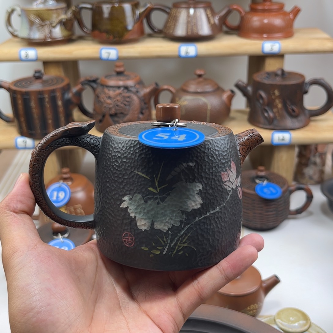壶260cc 建水紫陶全手工制作，老匠人手艺纯天然原矿泥