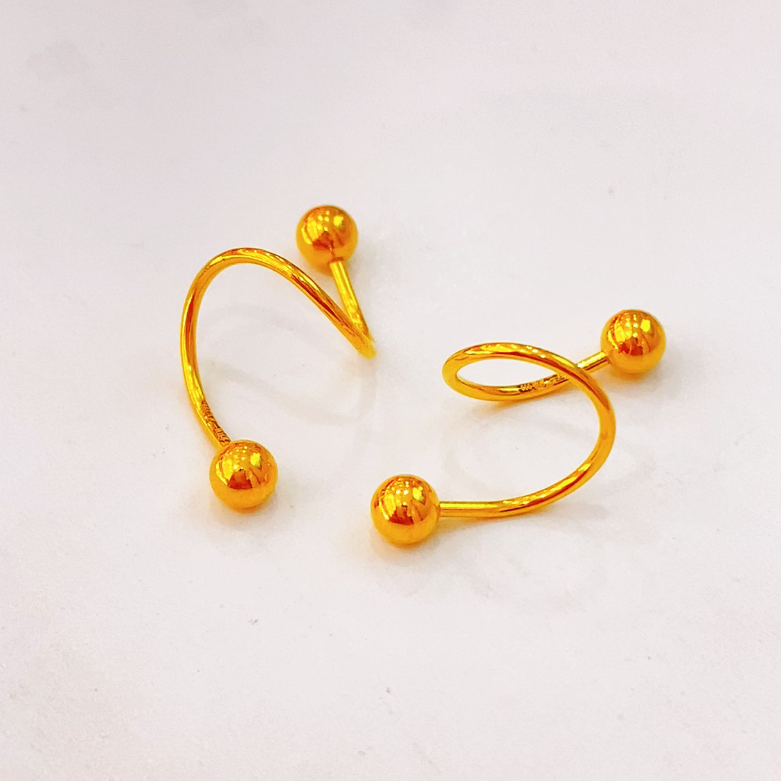 足金999时尚耳饰1.78g