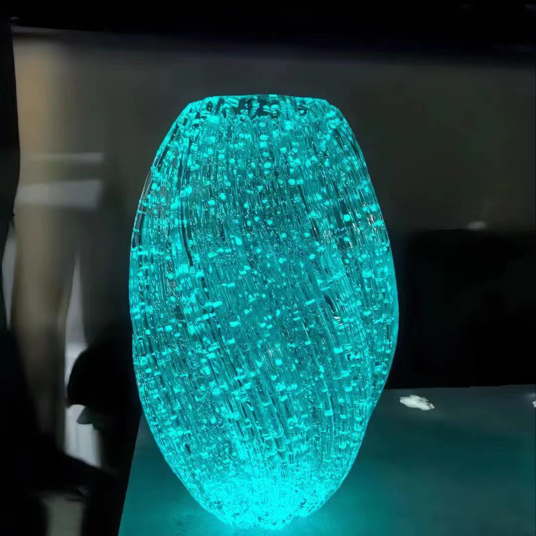 【现货】夜光麦芽糖 简约轻奢花瓶玻璃透明高级感家居客厅鲜花水培