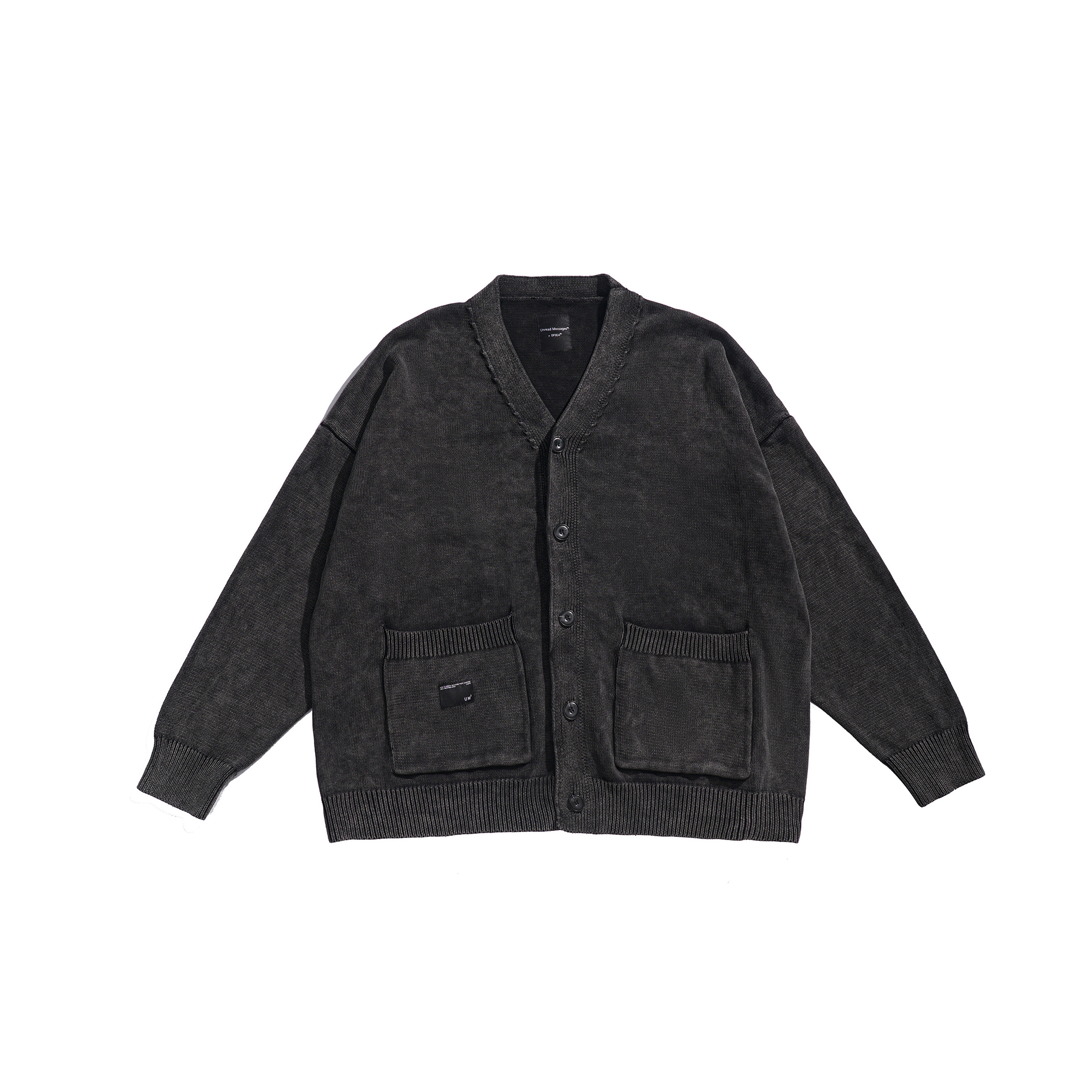 清仓【180斤左右L ，200斤+穿XL 】 重水洗做旧 高克重 毛衣开衫