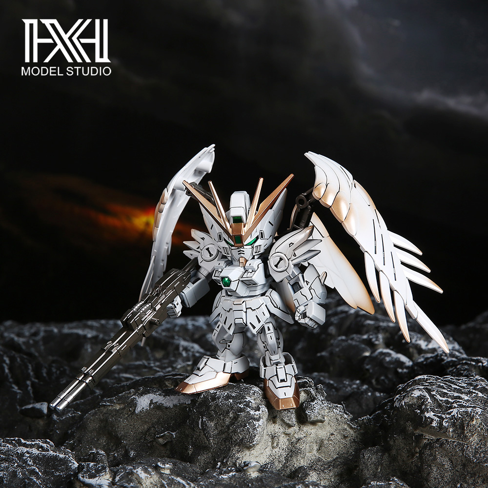 万代高达 拼装模型 SDEX 高达飞翼 新安州 牛  沙扎比高达