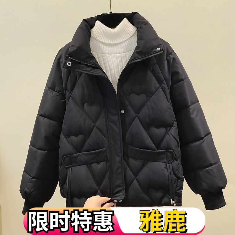 雅鹿新款显瘦小个子保暖羽绒服时尚爆款韩版外套羽绒服
