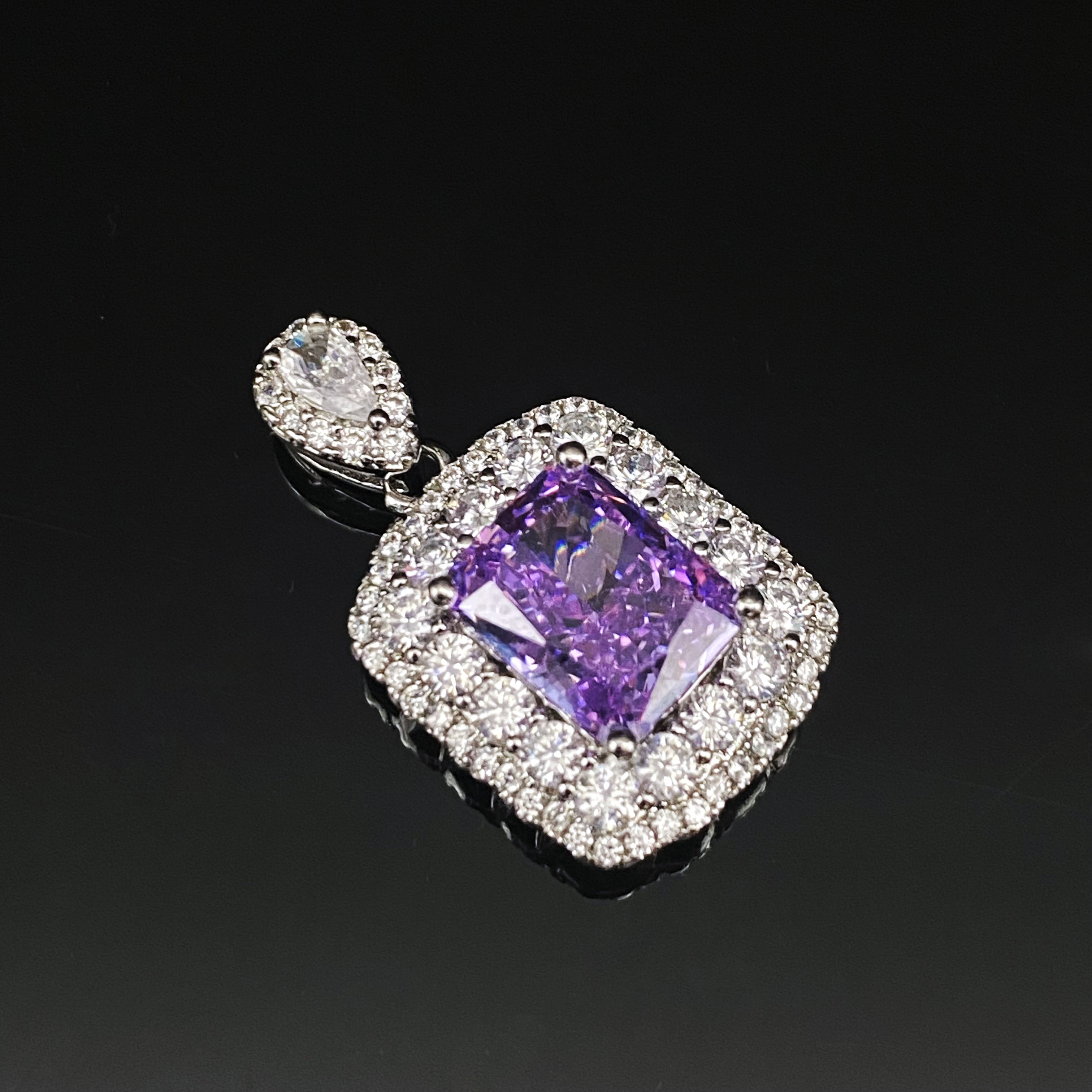 Afra-坦桑尼亚坦桑石-精工镶嵌培育吊坠 271