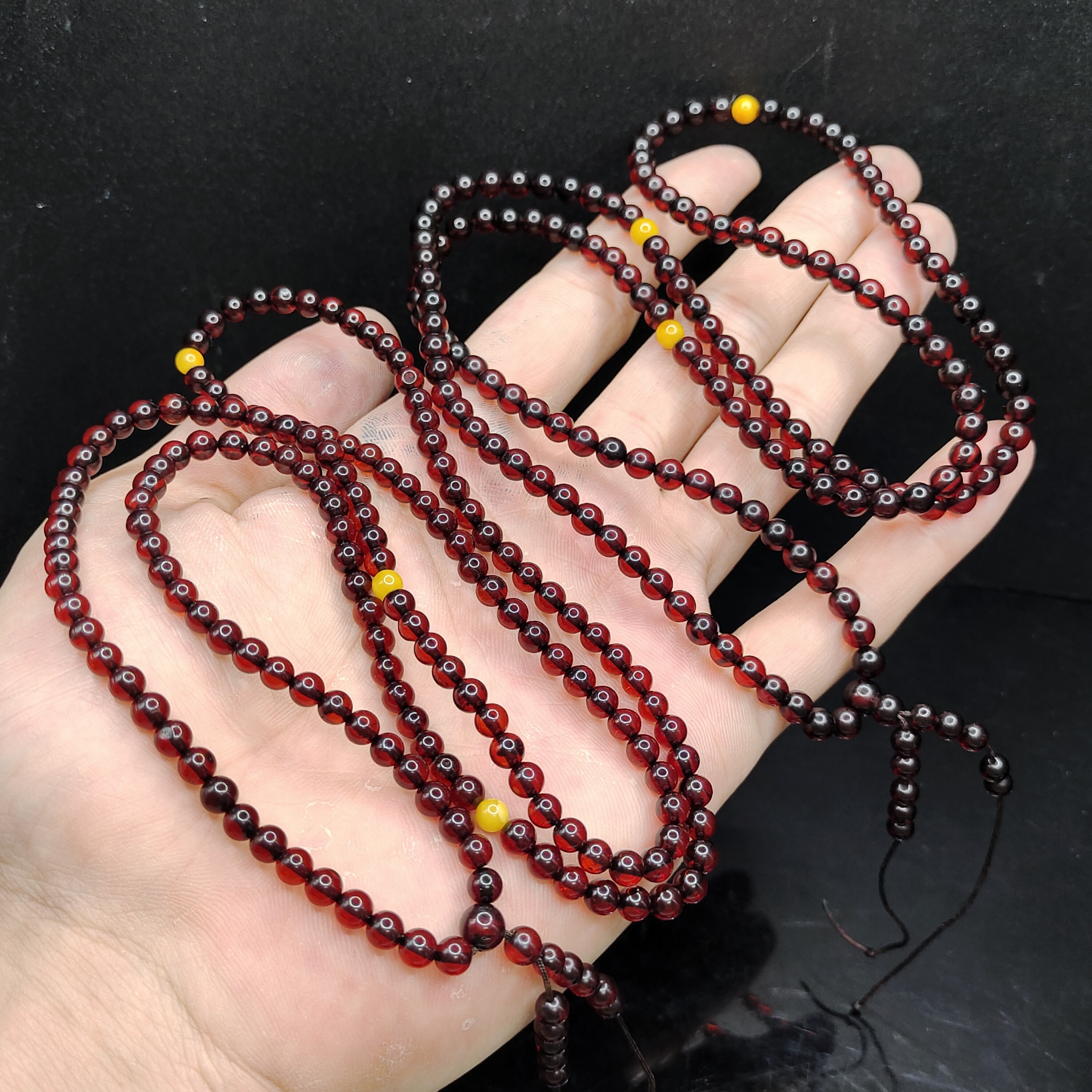 【康康严选】血珀琥珀女神项链M7【多样性发其一】约4mm