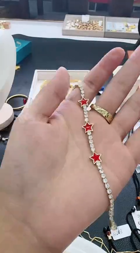 【闪购商品】锆石手链未镶嵌星星手链多样性发其一