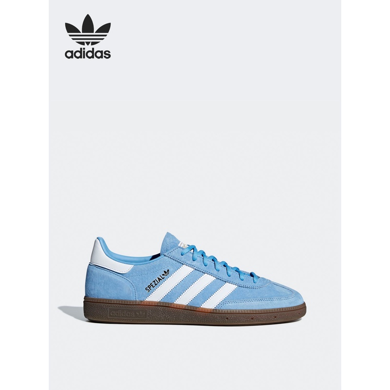adidas阿迪达斯三叶草男女运动透气低帮休闲鞋白蓝 BD7632
