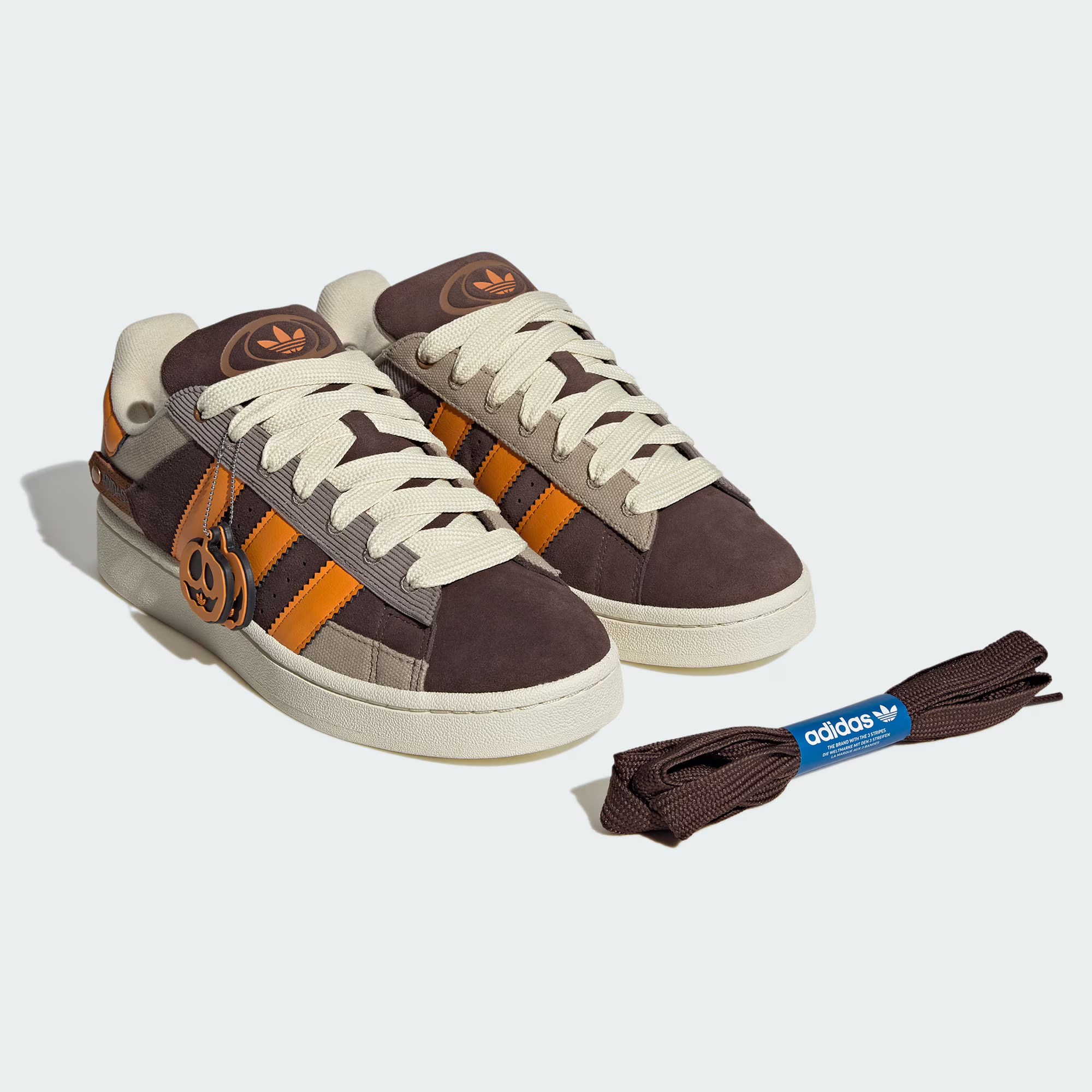 adidas三叶草CAMPUS 00S万圣节系列经典运动滑板鞋「面包鞋」IH3282