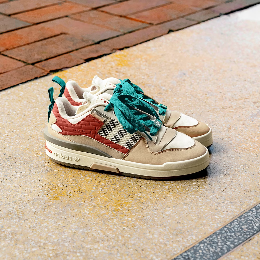 Adidas 三叶草男女FORUM LOW运动透气低帮休闲鞋IG3678