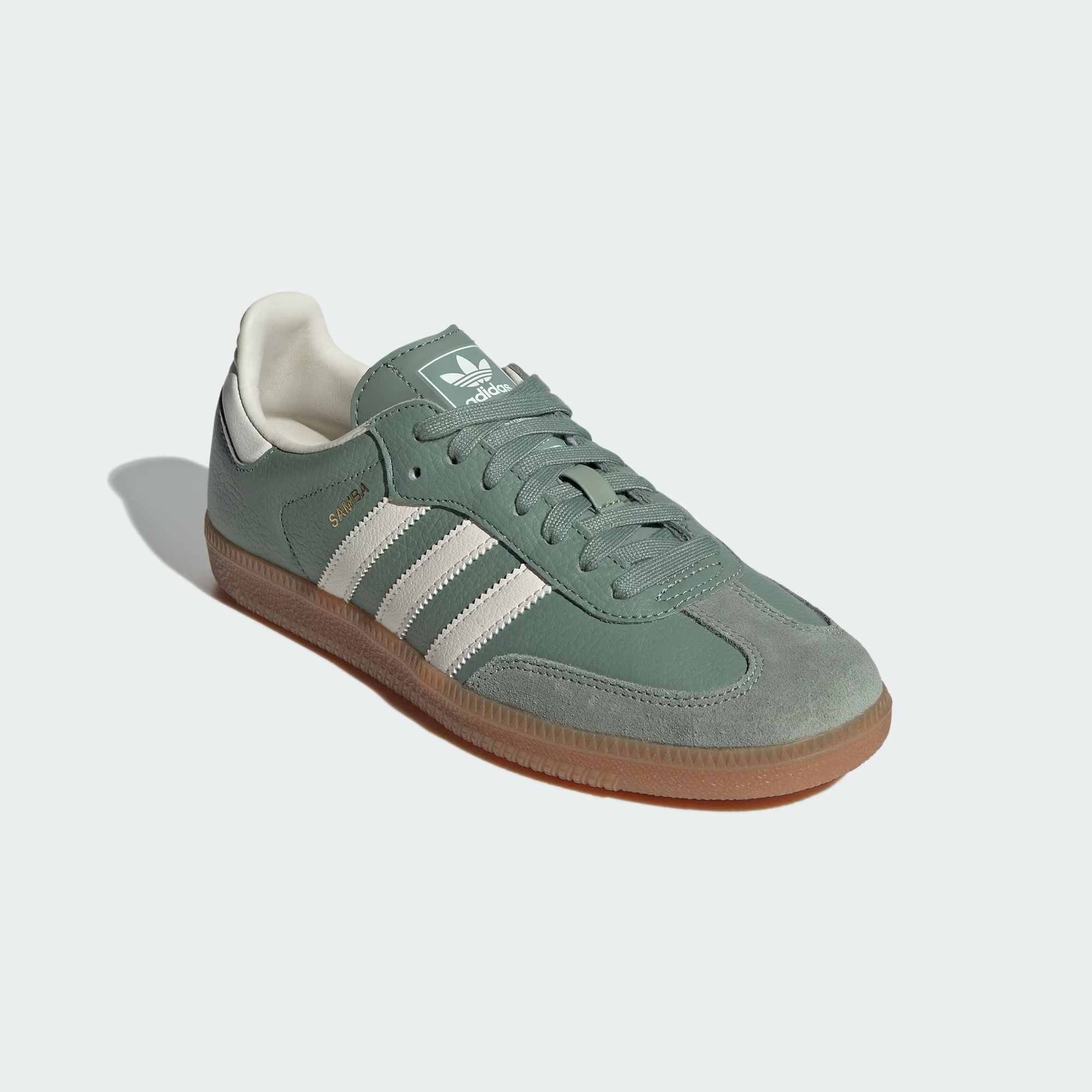 Adidas  SAMBA OG SHOES 经典潮流百搭抹茶绿运动鞋「T头鞋」IE7011