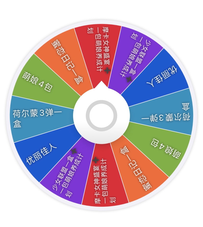 多种ip大乱斗 欧气大转盘 喜欢你就来（默认代拆）