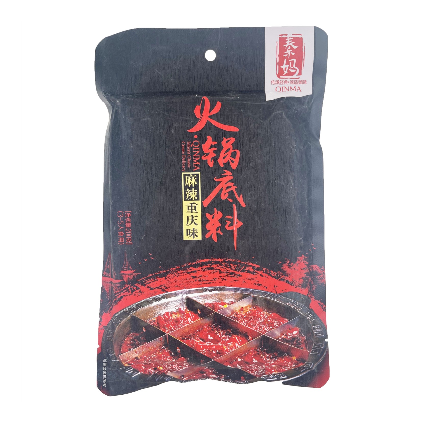 秦妈麻辣重庆味火锅底料200g