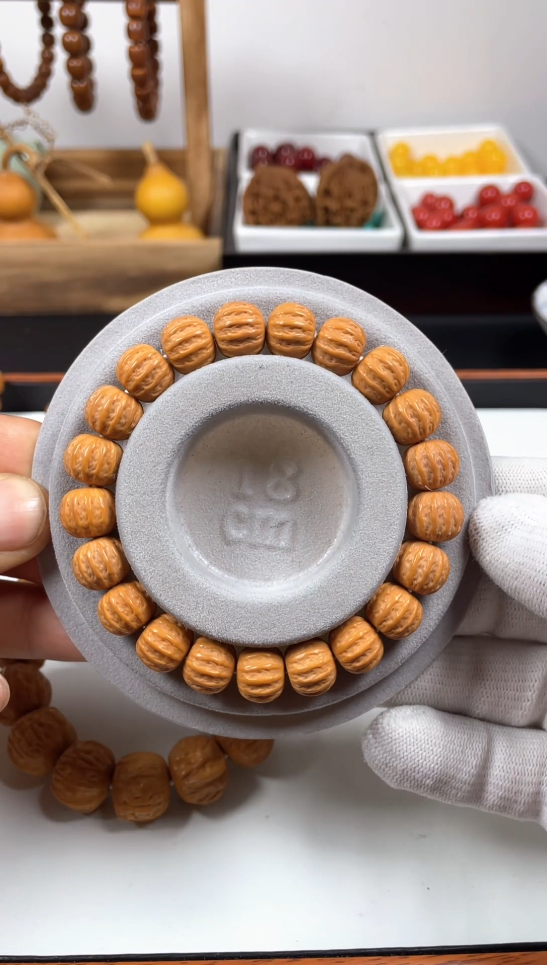 【闪购商品】猴头核桃手串全品11+京八棱（十三棱）