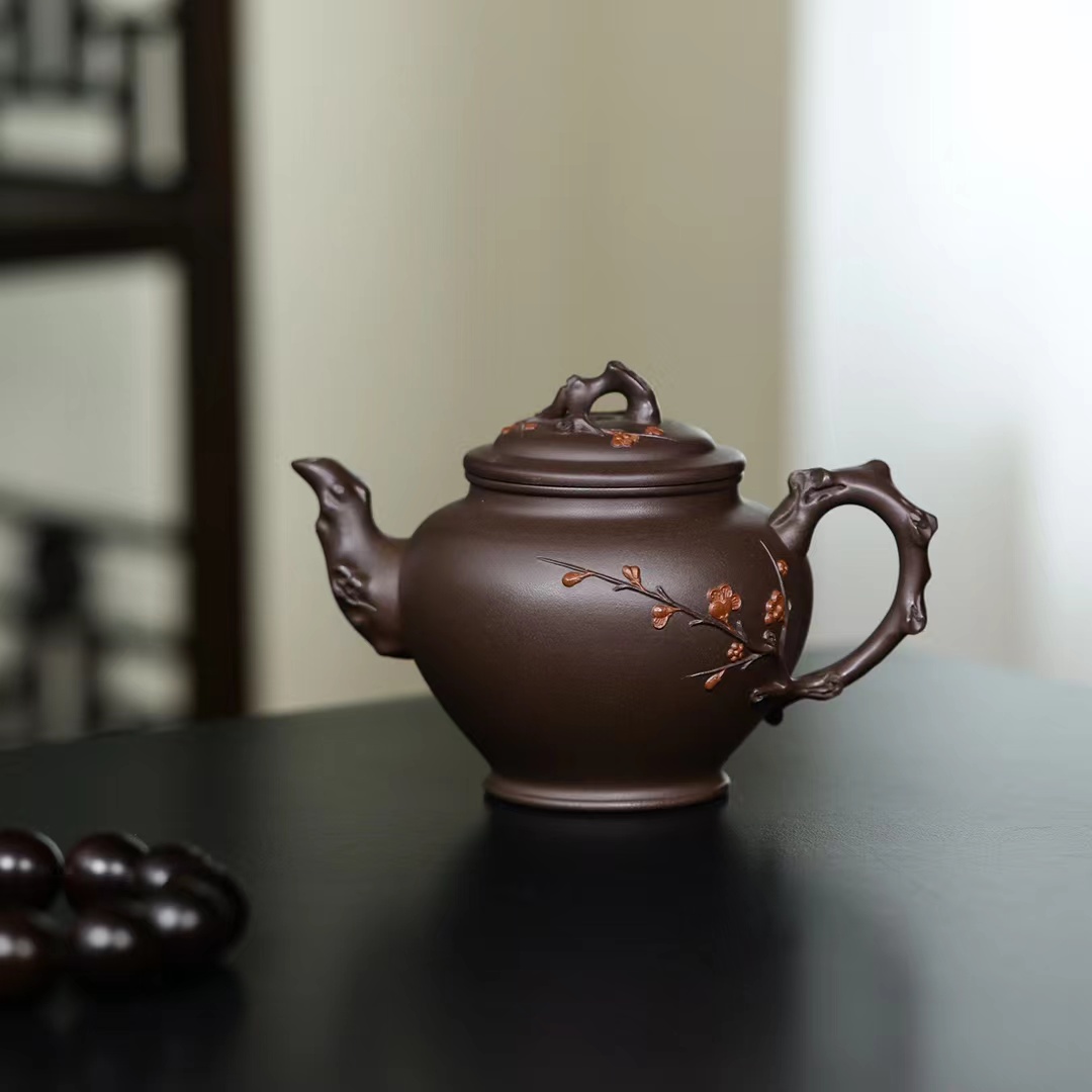 梅报春壶 紫泥 260CC LST                                     