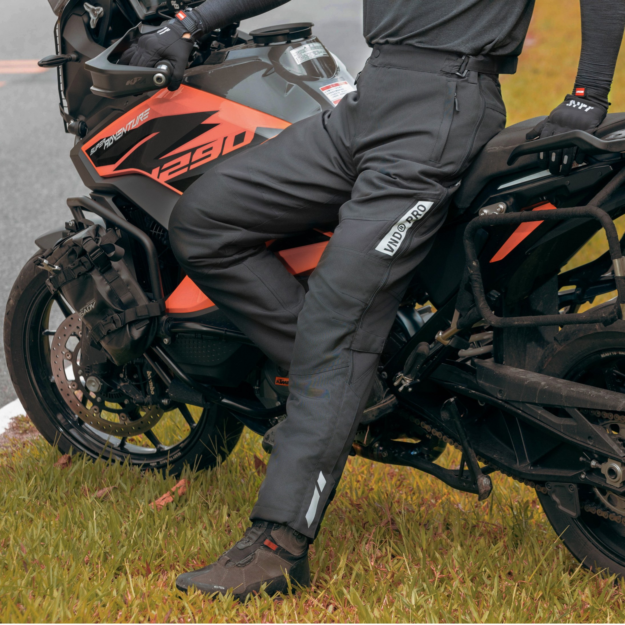 VND摩托车速脱骑行裤快拆裤冬季加绒保暖3M气凝胶防风挡风裤B-802