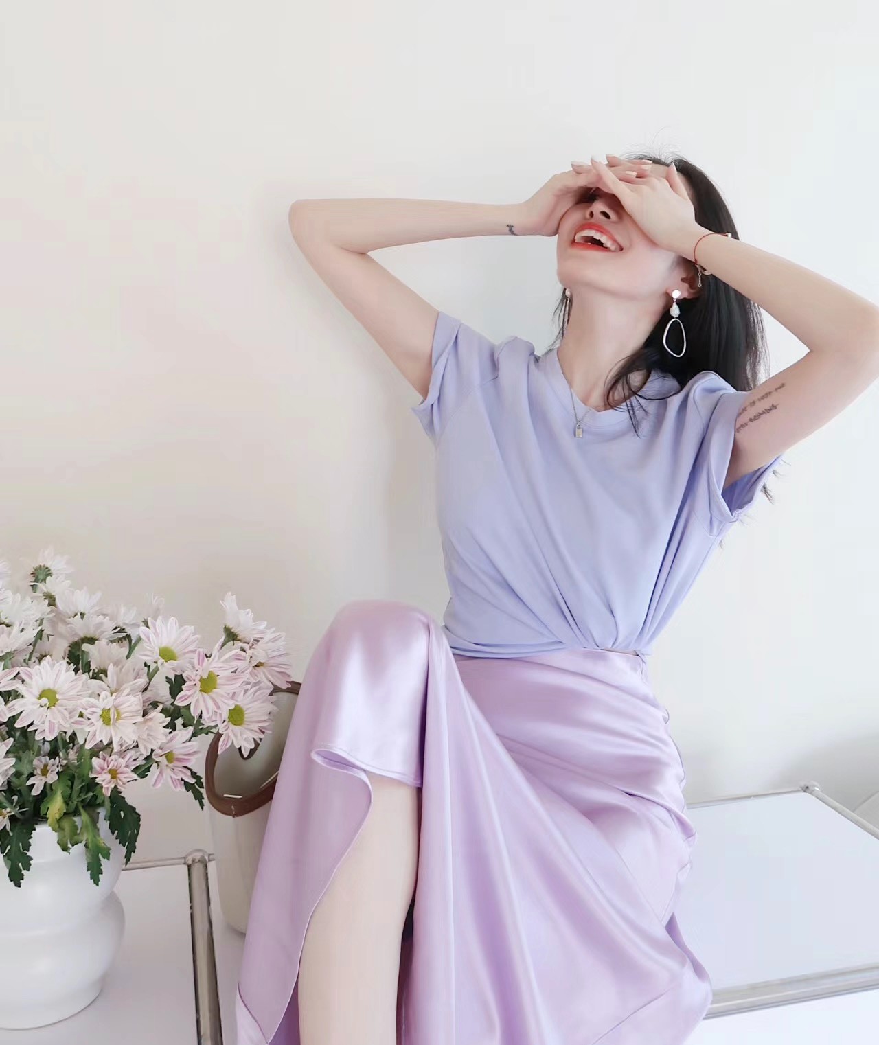 实体店样版气质休闲时尚百搭夏季洋气显瘦网红韩版高腰无袖小香风