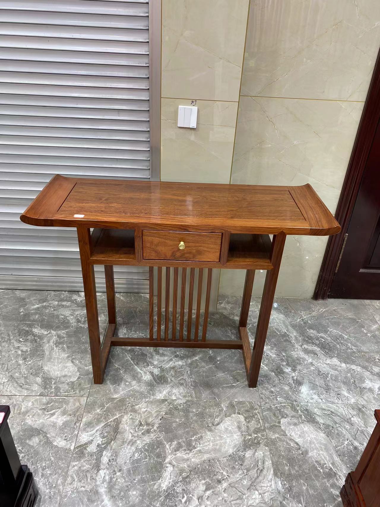 红木家具刺猬紫檀供桌玄关桌