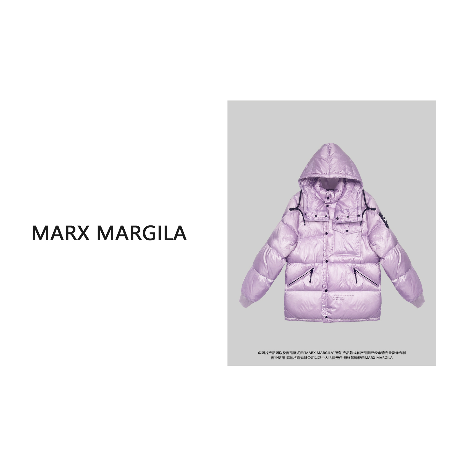 大鹅【MARX MARGILA】2023冬款鹅绒中长款加大鹅服-91923