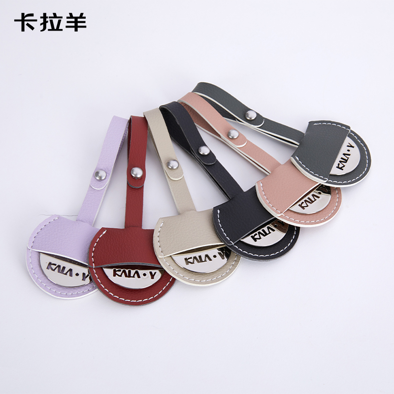 卡拉羊多功能悬挂式签名牌防刮耐磨钥匙扣双面签名多色质感CX0760