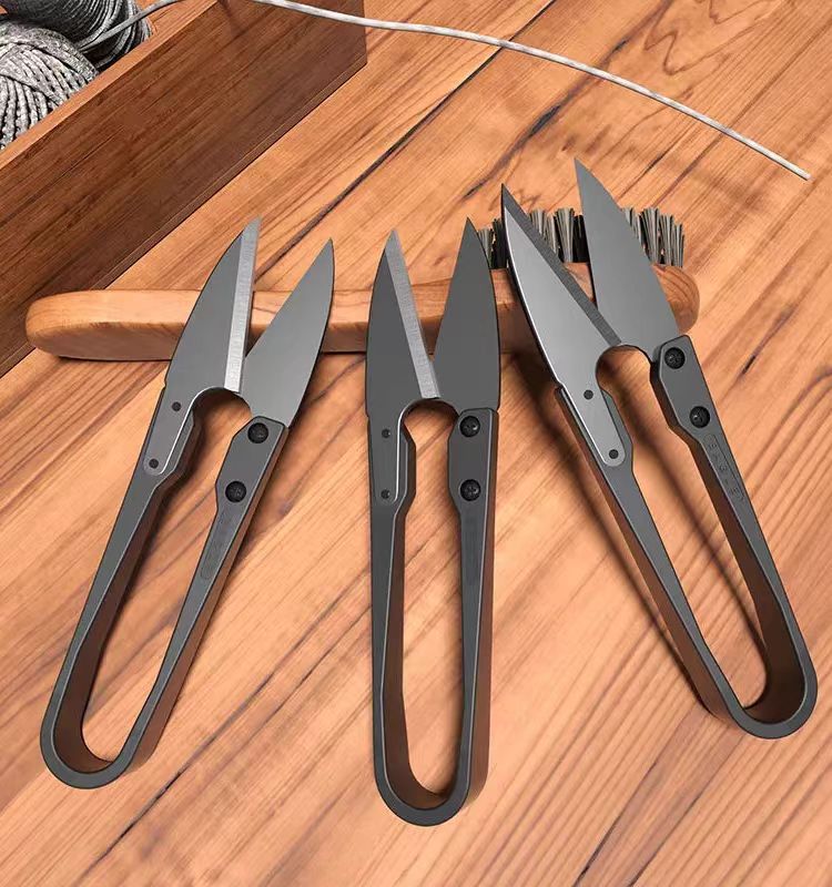 （鹰牌）锰钢刀头纱剪碳黑防锈处理合金裁剪便携正宗迷你ai