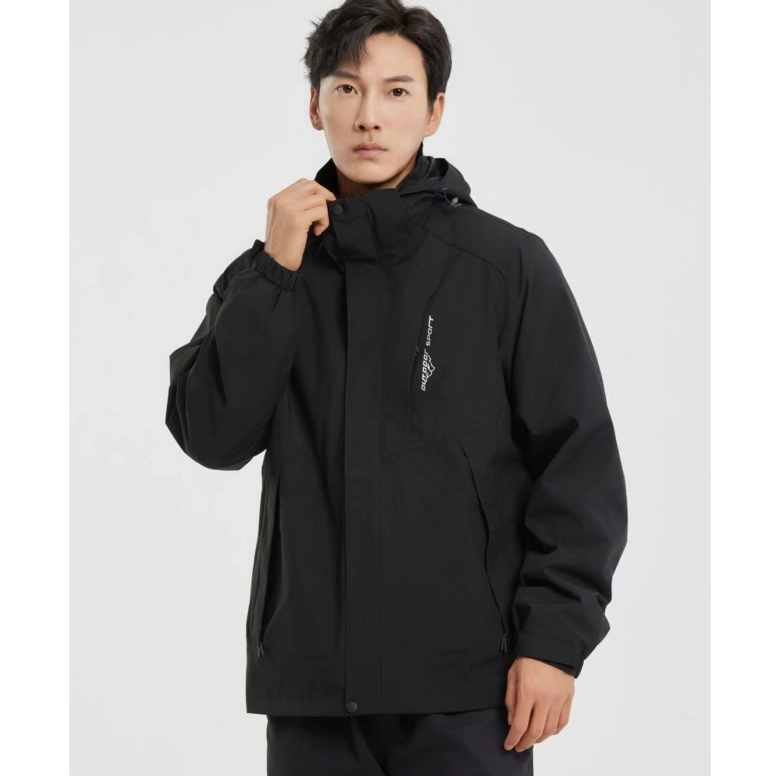 三合一冲锋衣 防风防水 加厚内胆