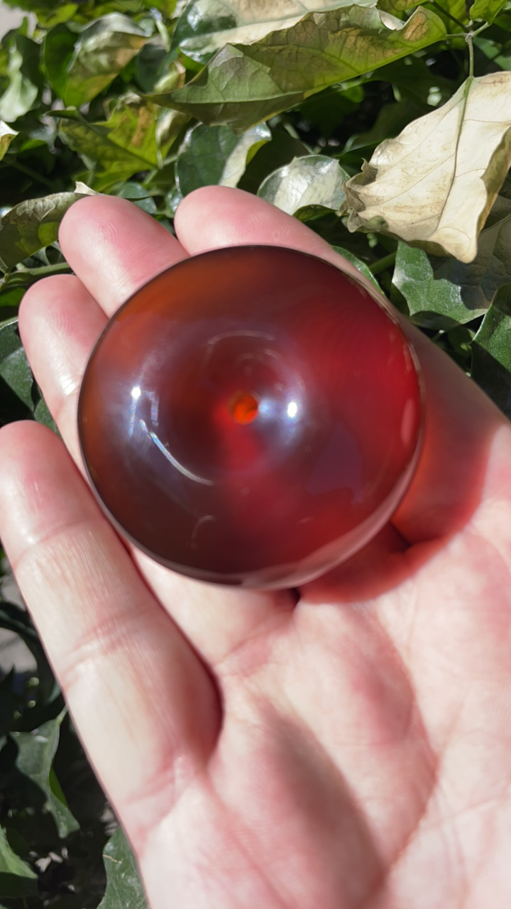 缅甸琥珀紫罗兰紫红蜜双色平安扣毛衣链男女同款