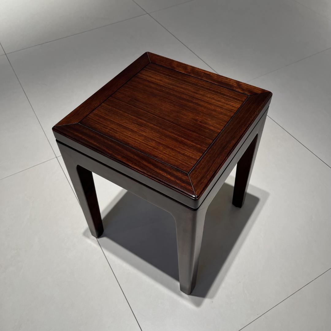 锦福轩 新中式禅意方茶凳实木方凳茶室办公室高端