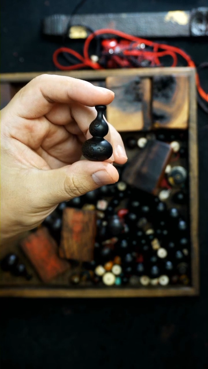 【闪购商品】枣木稀有碳化葫芦小