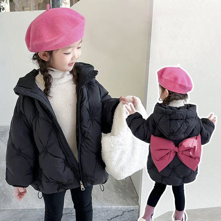女童棉服2023新款儿童宝宝冬季外出保暖外套女孩可爱加厚冬装