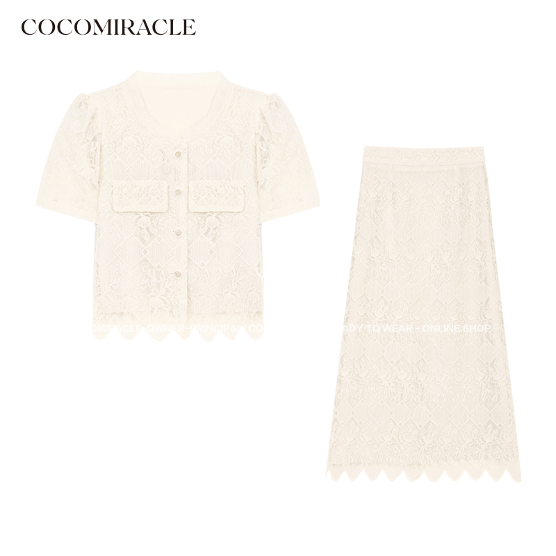 【董小姐】2024新款蕾丝套装WL3TZ736